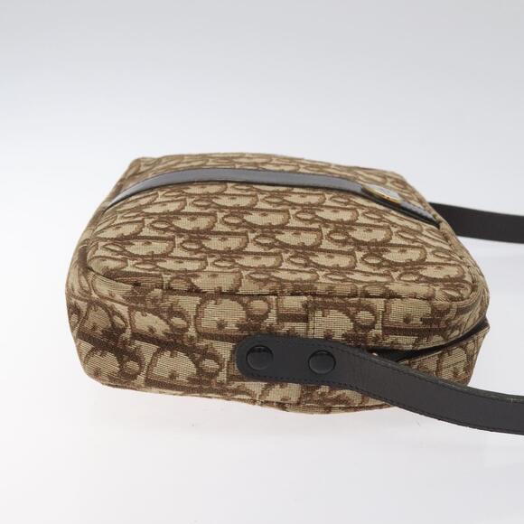 DIOR Trotter Canvas Shoulder Bag Brown - Picture 4 of 12